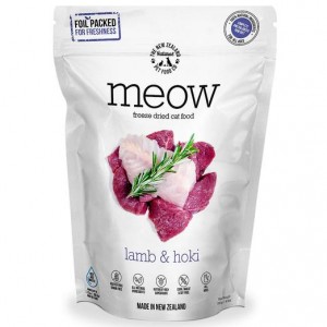Meow Freeze Dried Cat Food Lamb & Hoki Salmon 280g